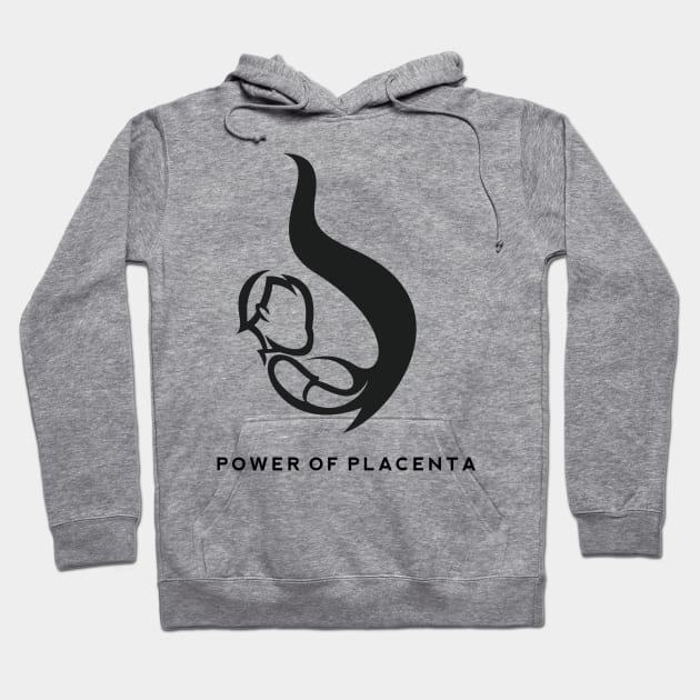 Power of Placenta Hoodie by Whatastory